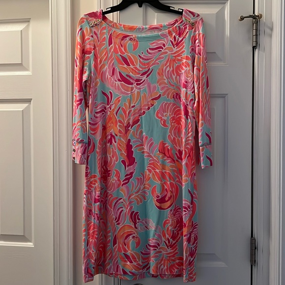 Lilly Pulitzer Poolside Lovebirds Size M - Picture 1 of 5